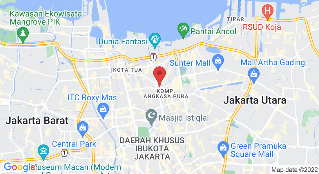 Jl. Industri Raya No.8, RT.17/RW.3, Gn. Sahari Utara, Kecamatan Sawah Besar, Kota Jakarta Pusat, Daerah Khusus Ibukota Jakarta 10720, Indonesia