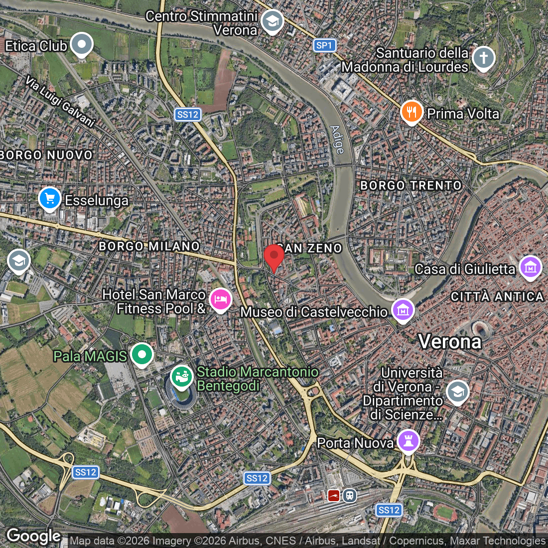 Via Porta S. Zeno, 20, 37123 Verona VR, Italia