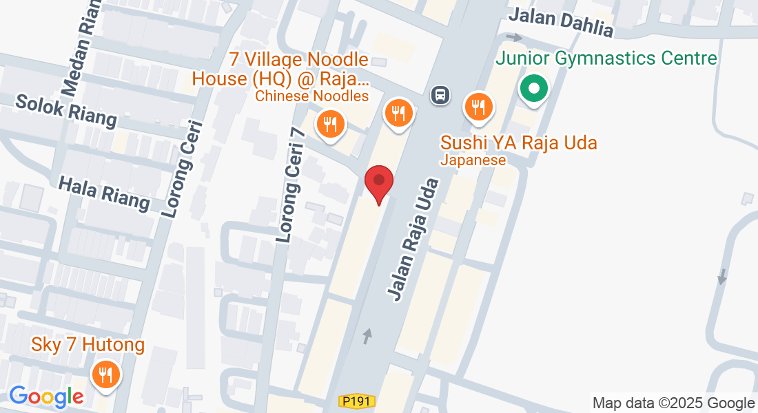 161B, Pusat Perniagaan Raja Uda, Jalan Raja Uda, Raja Uda, 12300 Butterworth, Pulau Pinang, Malaysia