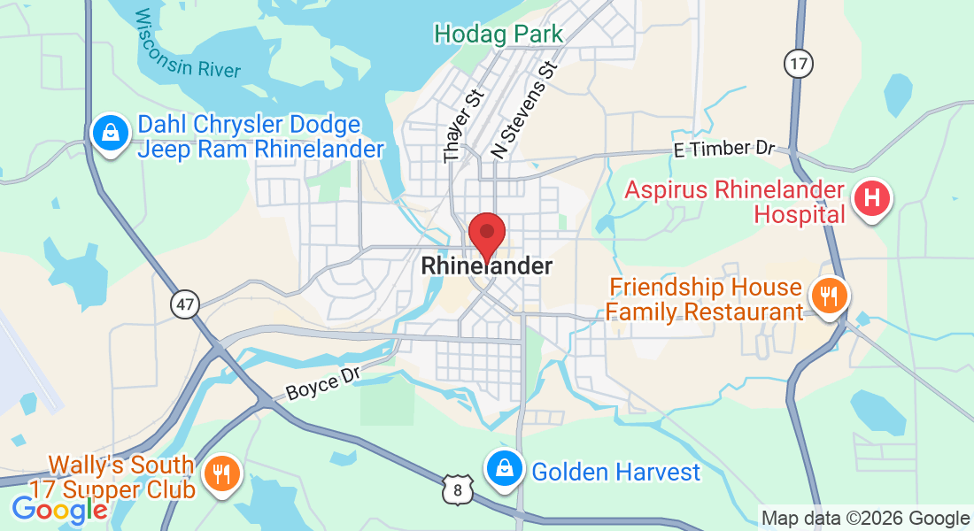 Rhinelander, WI 54501, USA