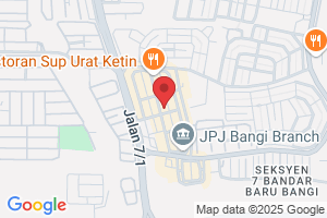 42-1, Jalan 7/7a, Seksyen 7 Bandar Baru Bangi, 43650 Bandar Baru Bangi, Selangor, Malaysia