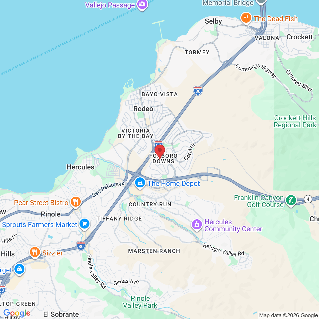 1312 Chelsea, Hercules, CA 94547, USA