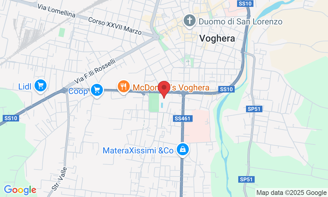Via Famiglia Cignoli, 27058 Voghera PV, Italia
