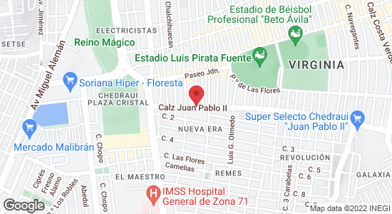 Fernando Siliceo & Calzada Juan Pablo II, Virginia, 94294 Veracruz, Ver., México