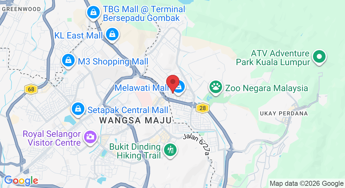 301, Lorong Selangor, Taman Melawati, 53100 Kuala Lumpur, Selangor, Malaysia