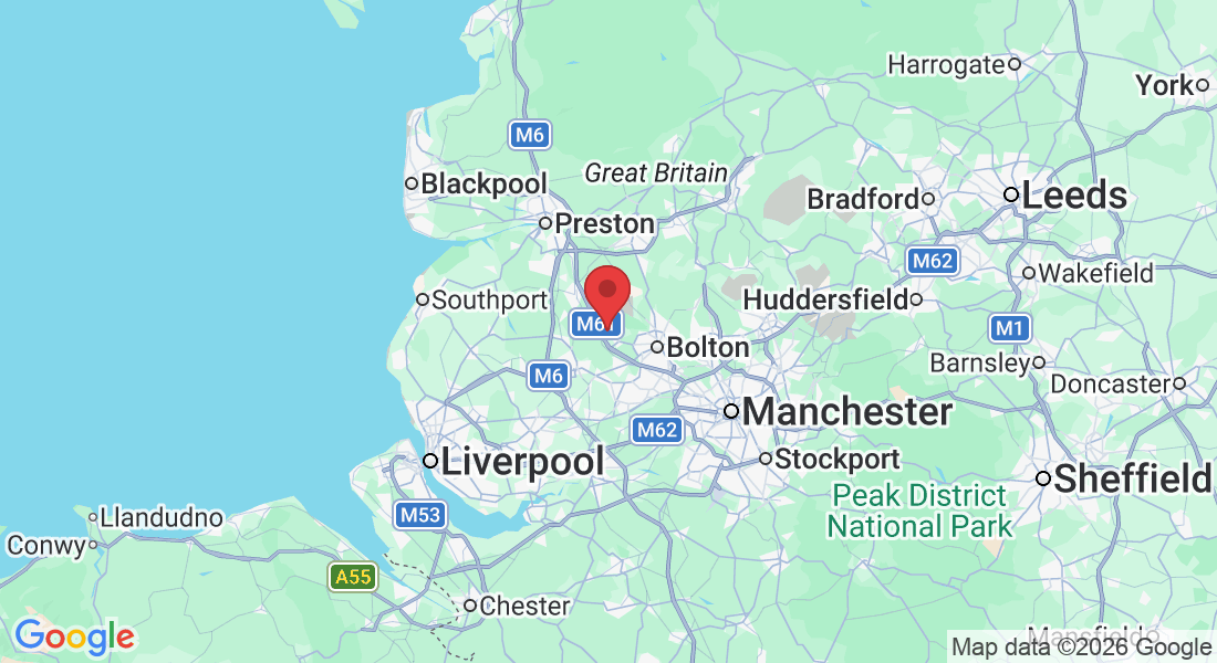 143, 145 Chorley New Rd, Horwich, Bolton BL6 5QE, UK