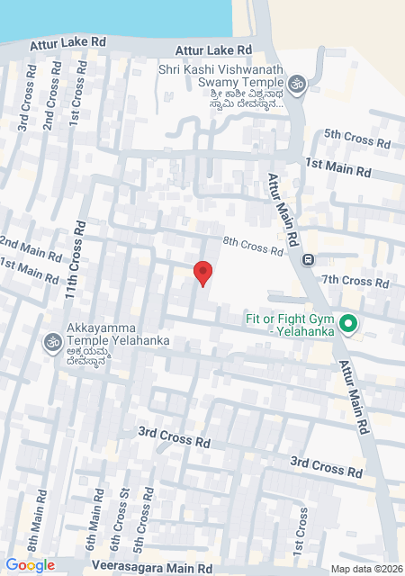 #26, 6th cross, 5th, main, post, Muneshwara Layout, Attur Layout, Yelahanka, Bengaluru, Karnataka 560064, India