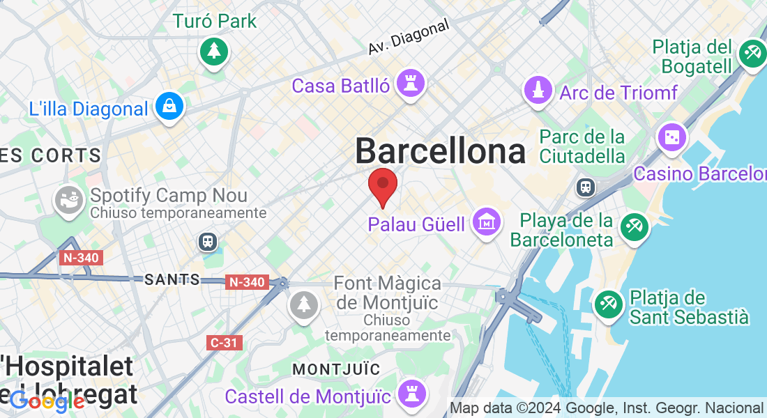 Carrer de Villarroel, 32, L'Eixample, 08011 Barcelona, Spagna