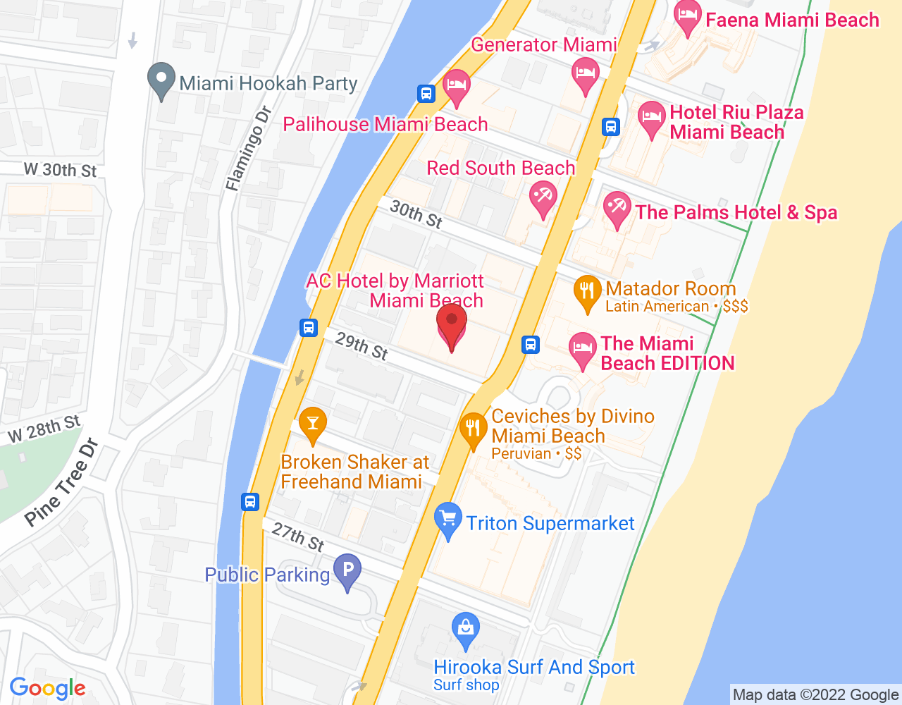 2912 Collins Ave, Miami Beach, FL 33140, USA