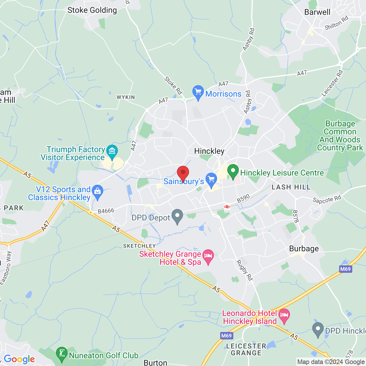 31 Rieth Cl, Hinckley LE10 0YP, UK