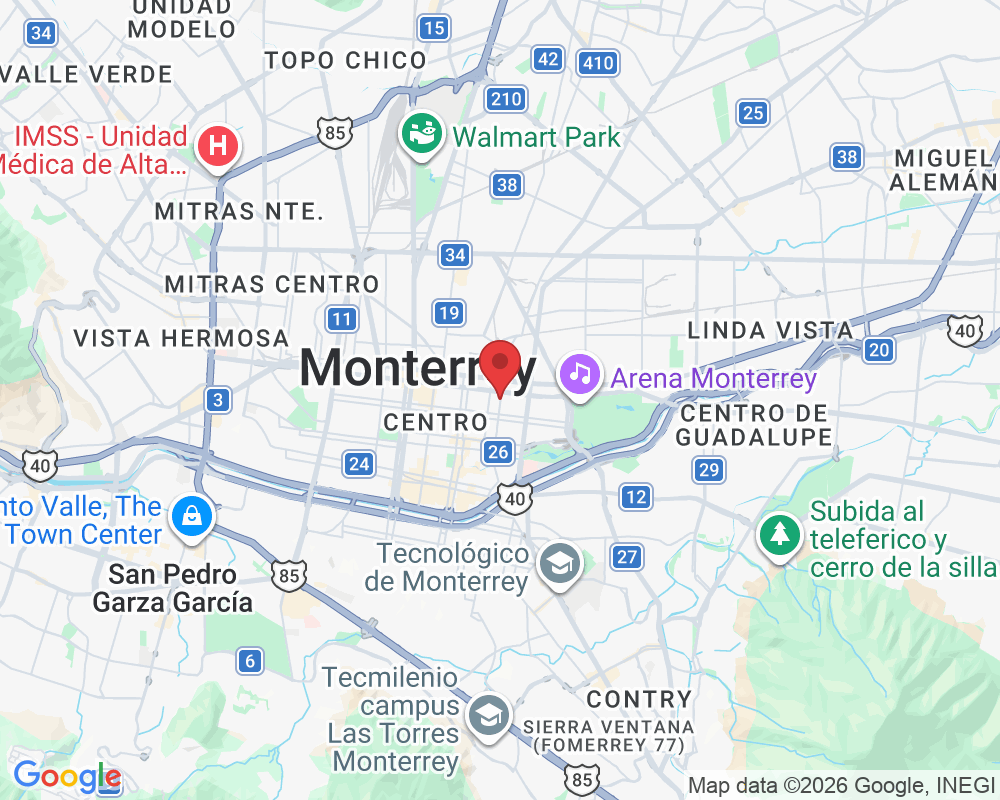 Cl. Rafael Platón Sánchez 818, Centro, 64000 Monterrey, N.L., México