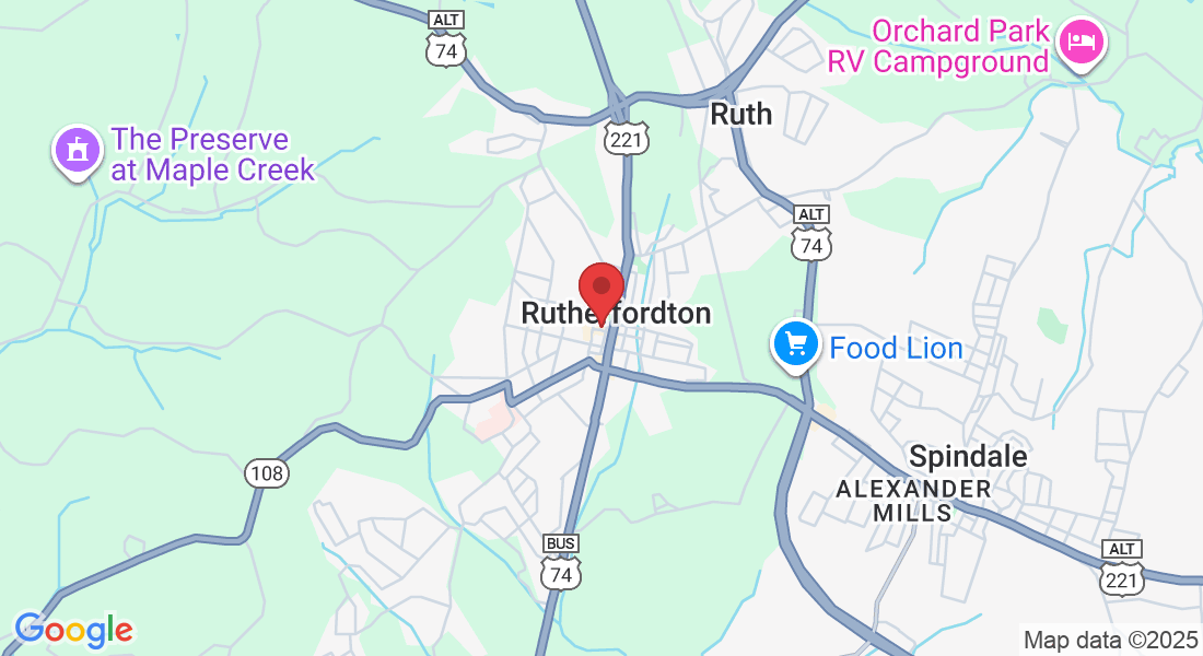 112 W 1st St, Rutherfordton, NC 28139, USA