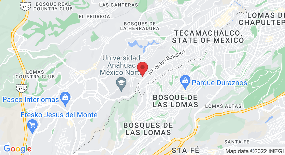 Av. de los Bosques 234, Tecamachalco, 52780 Naucalpan de Juárez, Méx., Mexico