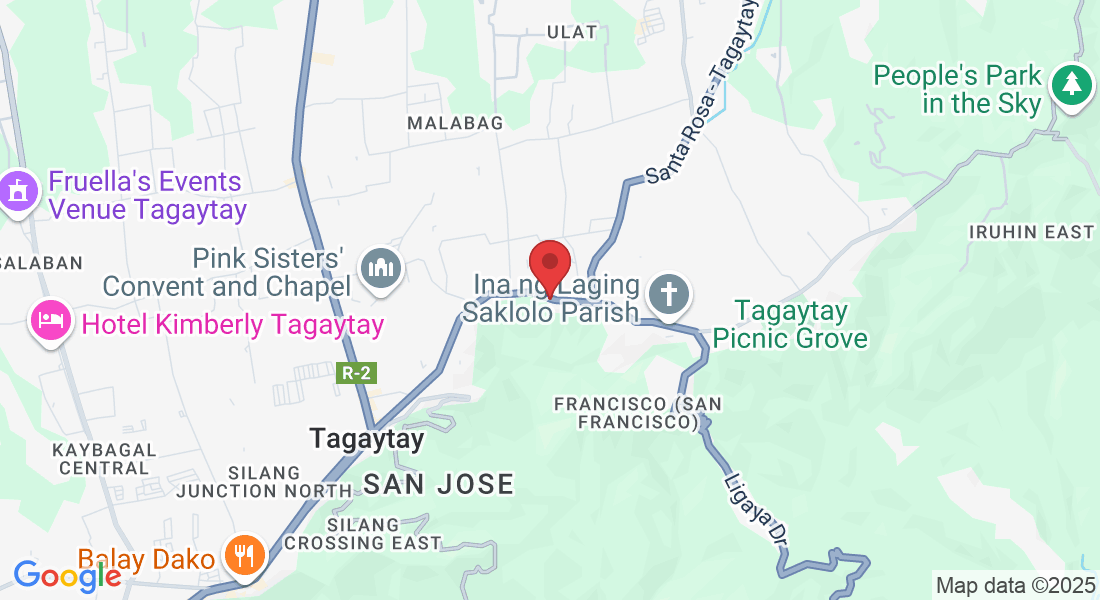 4XGG+FVR, Tagaytay - Calamba Rd, Tagaytay, Cavite, Philippines