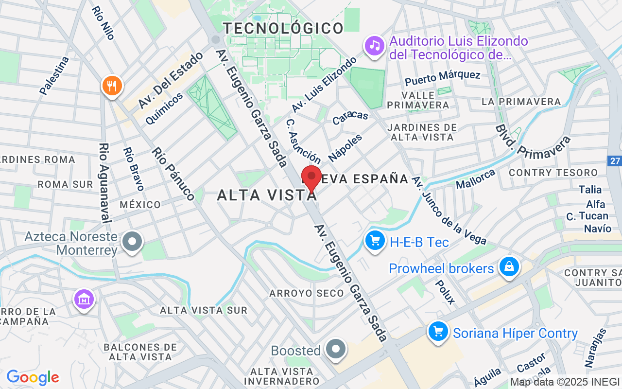 Av. Eugenio Garza Sada 3001, Alta Vista, 64840 Monterrey, N.L., Mexico