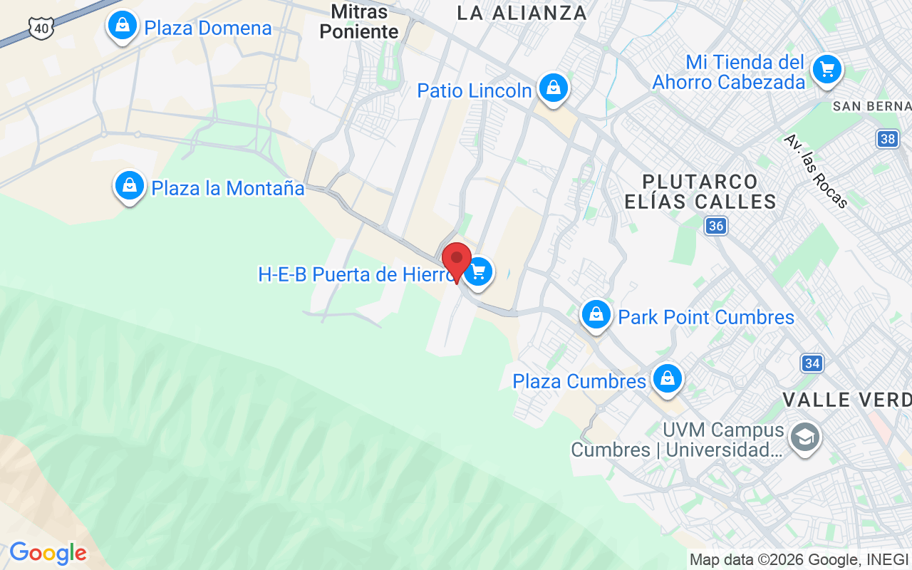 Avenida Paseo de Los Leones, Col, Av. Puerta de Hierro 9002, 64346 Monterrey, N.L., Mexico