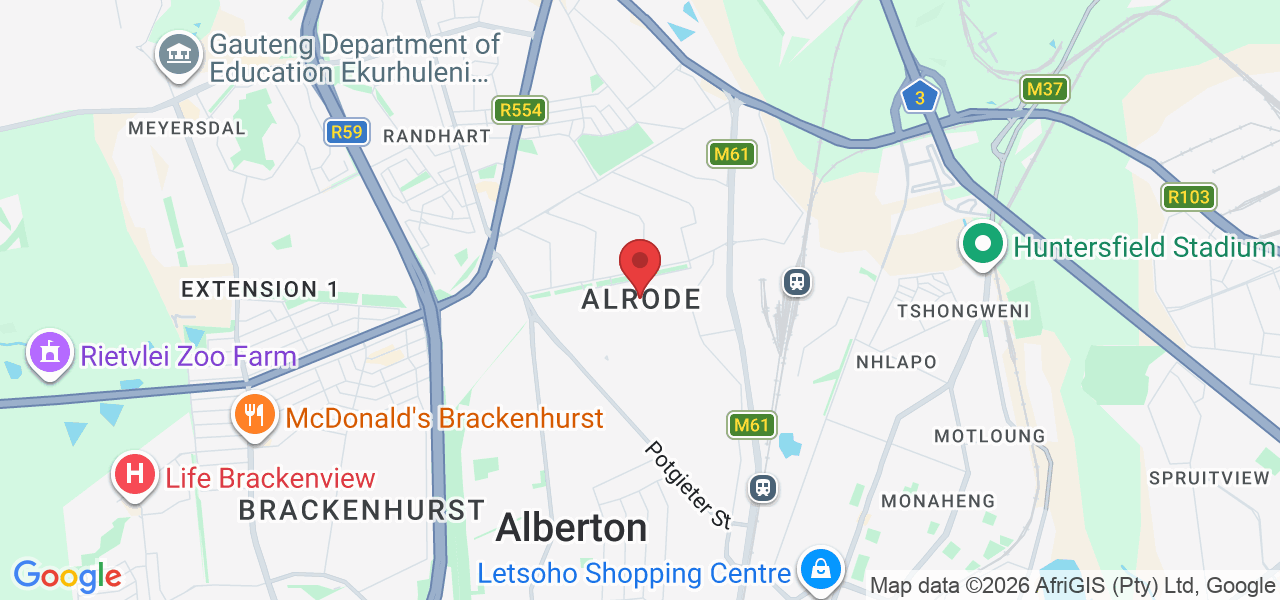 Alrode, Alberton, 1451, South Africa