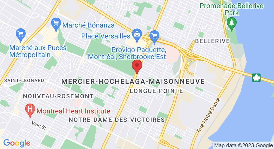 6776 R. Sherbrooke E, Montréal, QC H1N 1E1, Canada
