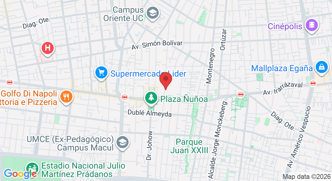 Brown Nte. 100, 7790569 Ñuñoa, Región Metropolitana, Chile