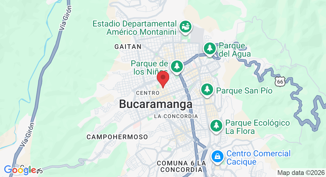 Cra. 20 #33-46, Centro, Bucaramanga, Santander, Colombia