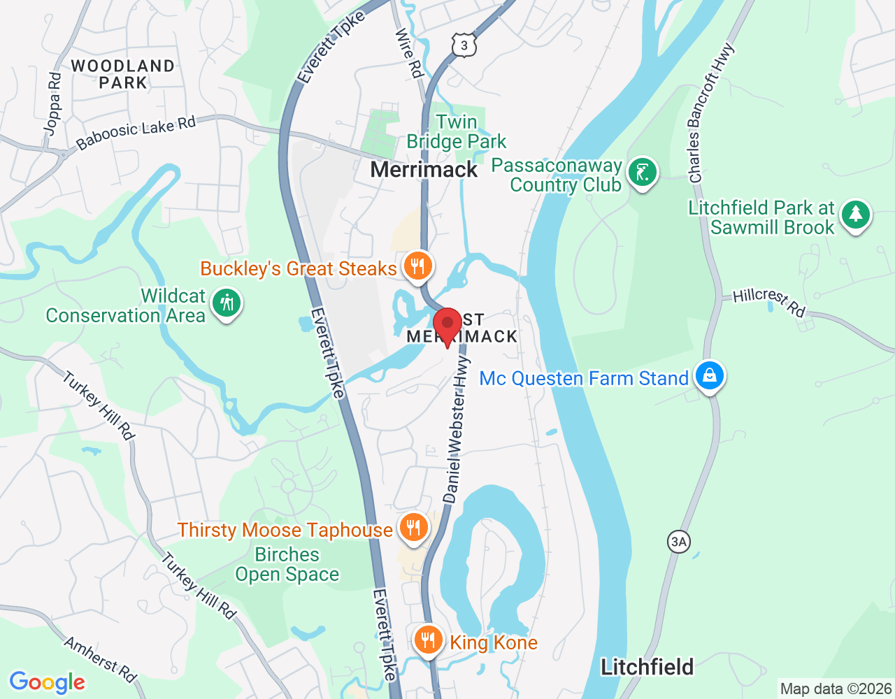 416 Daniel Webster Hwy # H, Merrimack, NH 03054, USA