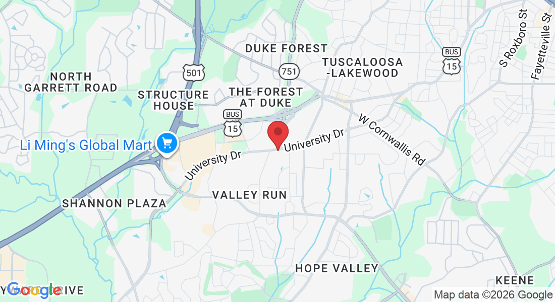 3405 University Dr, Durham, NC 27707, USA