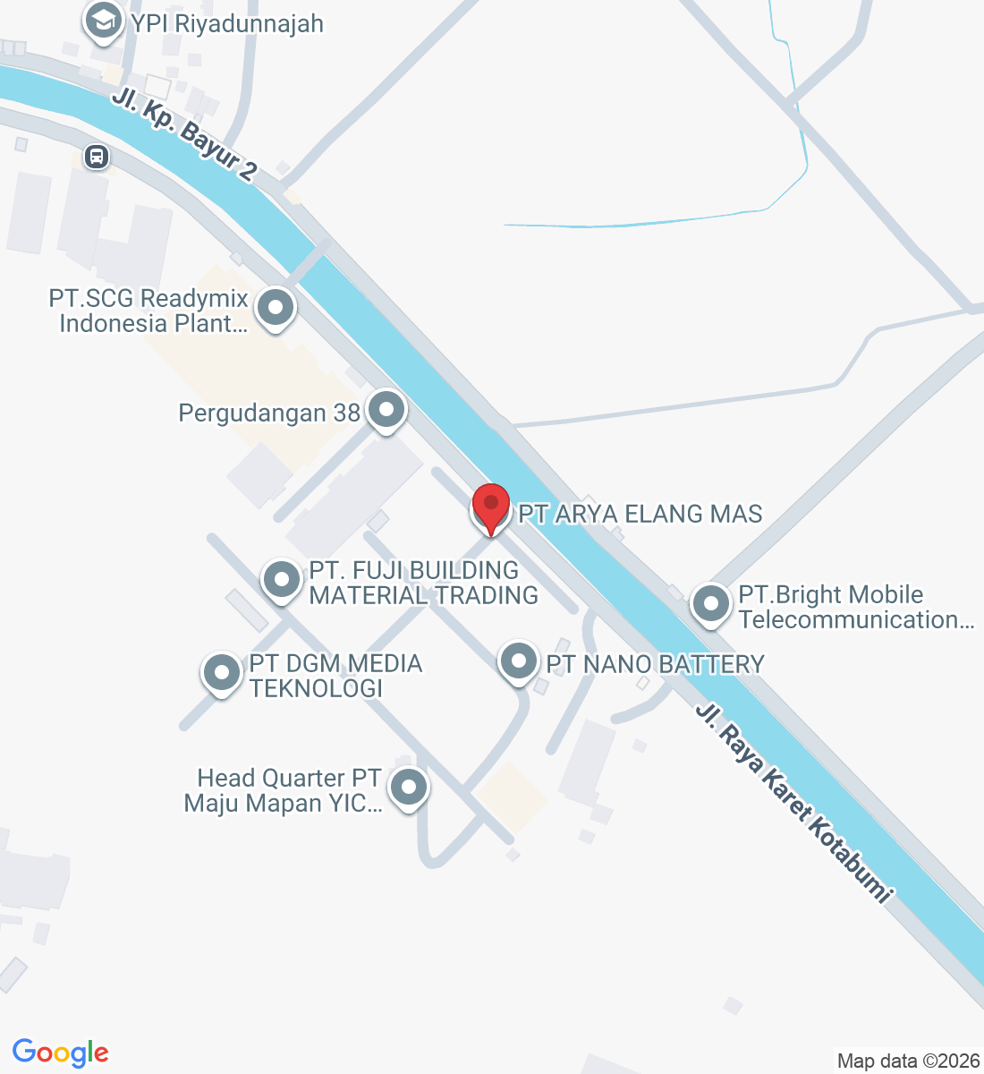 PT Arya Elang Mas, Jl. Raya Karet Kotabumi jalan Irigasi Cisadane Barat No.Kav 28, RT.003/RW.003, Periuk, Kec. Periuk, Kota Tangerang, Banten 15131, Indonesia