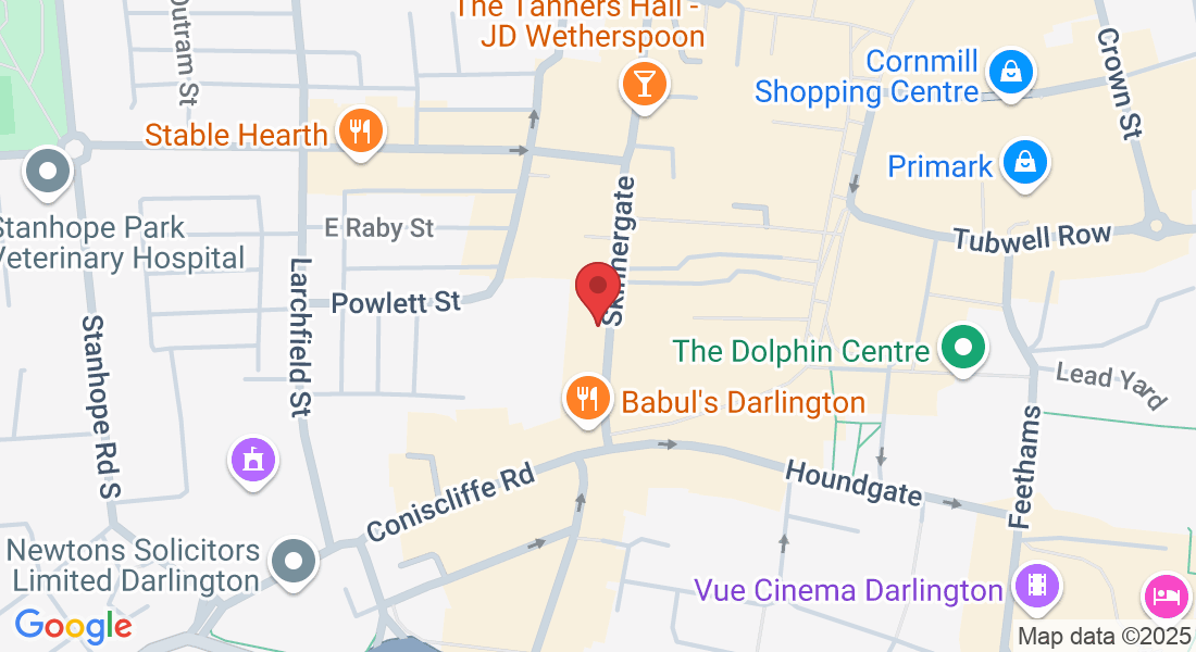 9 Skinnergate, Darlington DL3 7NJ, UK
