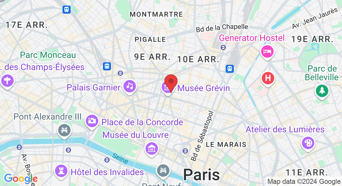 13 Rue du Faubourg Montmartre, 75009 Paris, France