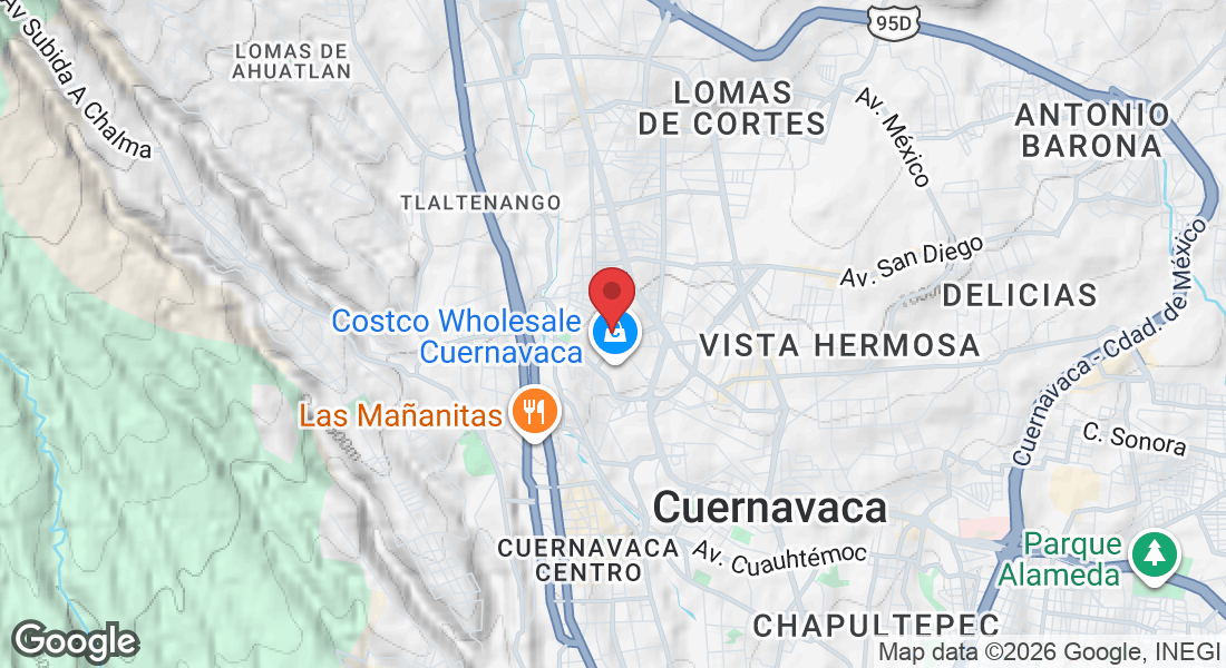 Av. Domingo Diez 200, Lomas de la Selva, 62270 Cuernavaca, Mor., México