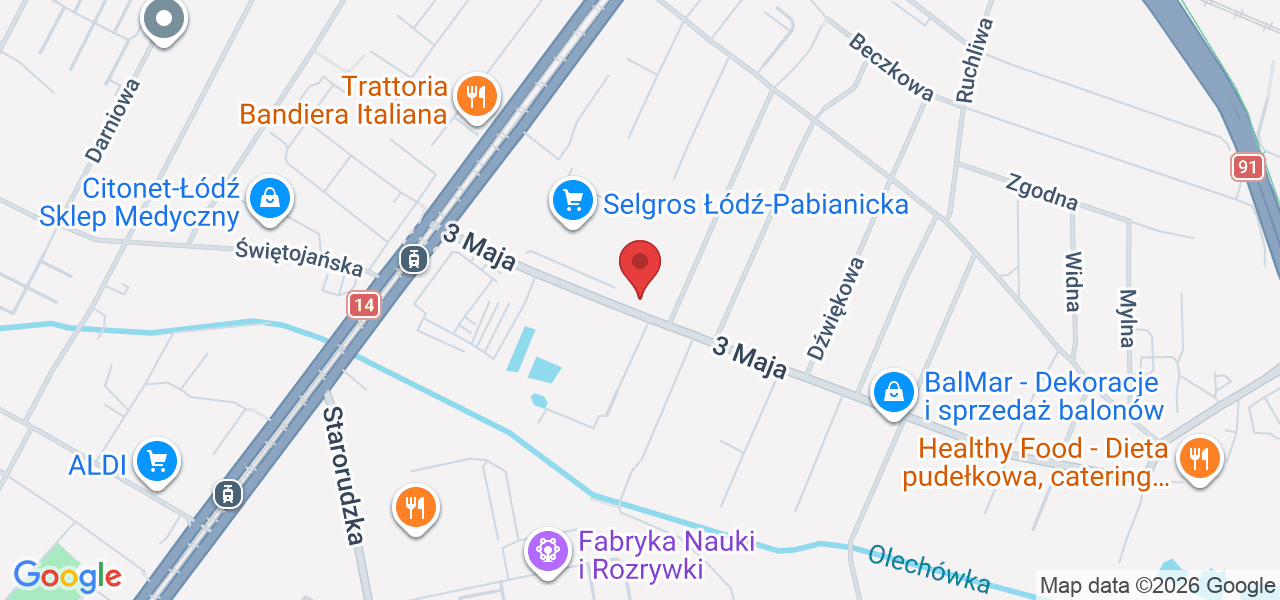 3 Maja 14A, 93-408 Łódź, Poland
