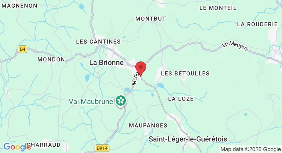 21 MERIGUET Prendre direction Saint Léger le Guérétois, 23000 La Brionne, France