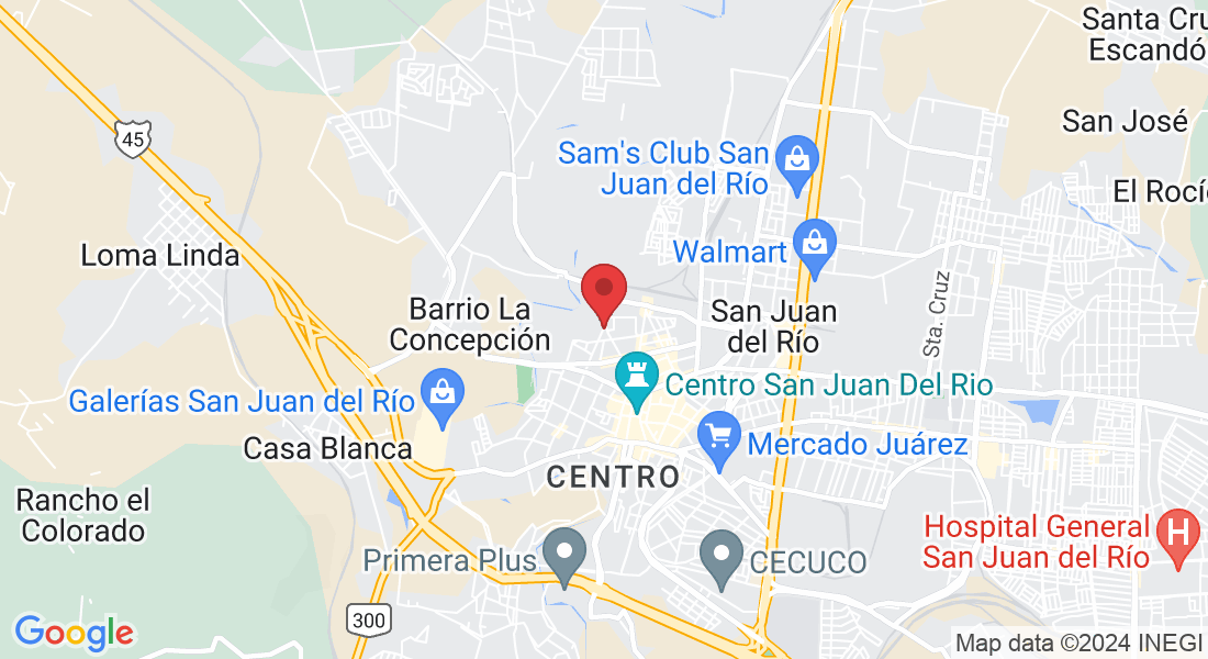 C. Corregidora 235, Centro, 76800 San Juan del Río, Qro., México