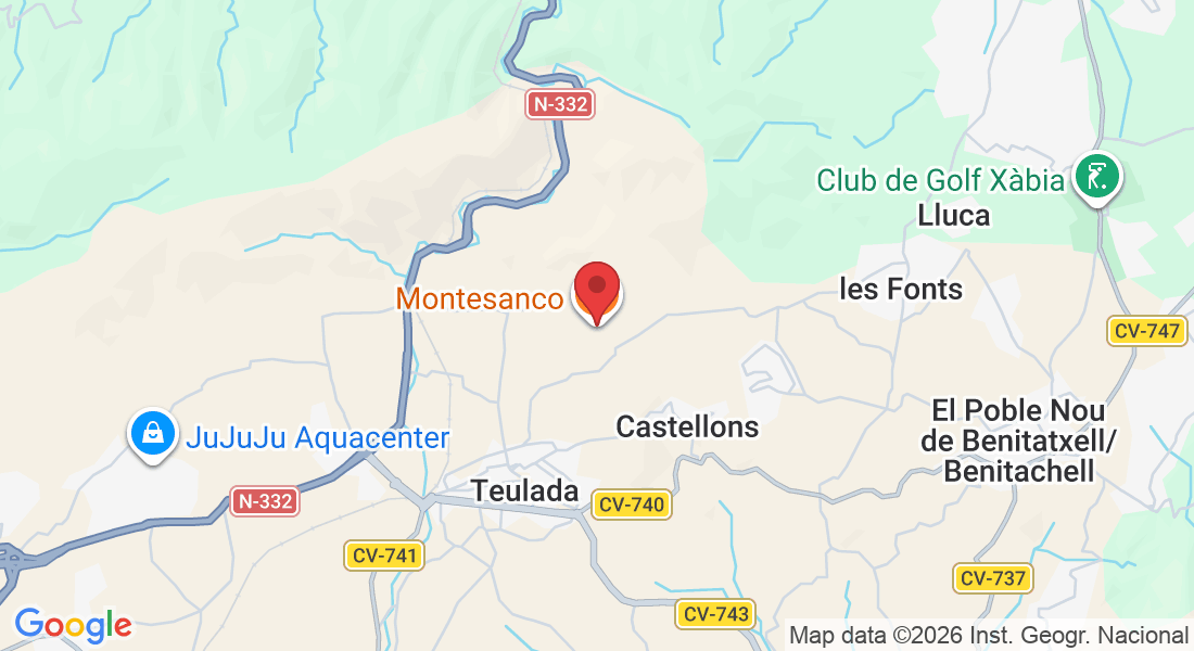 Camí Abiar Alta, 23, 03725 Teulada, Alicante, Spain