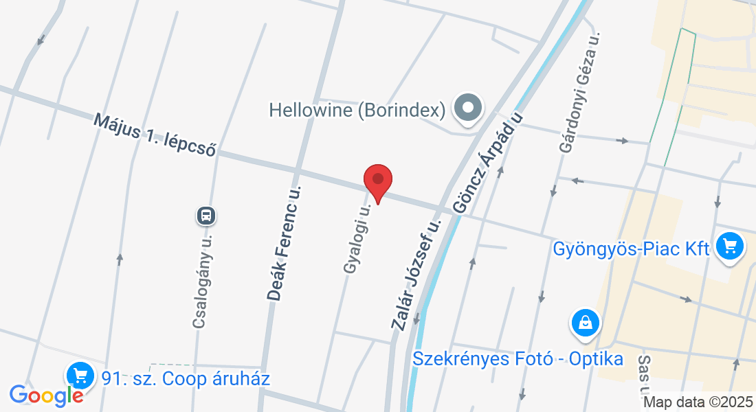 Gyöngyös, Gyalogi u. 2, 3200 Magyarország