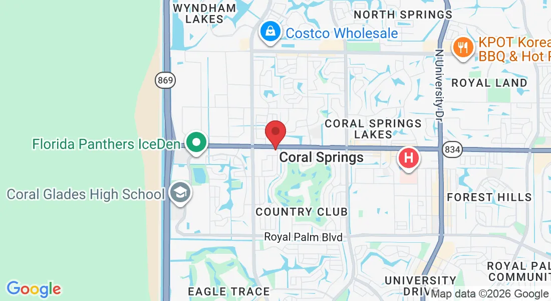 11406 W Sample Rd, Coral Springs, FL 33065, USA