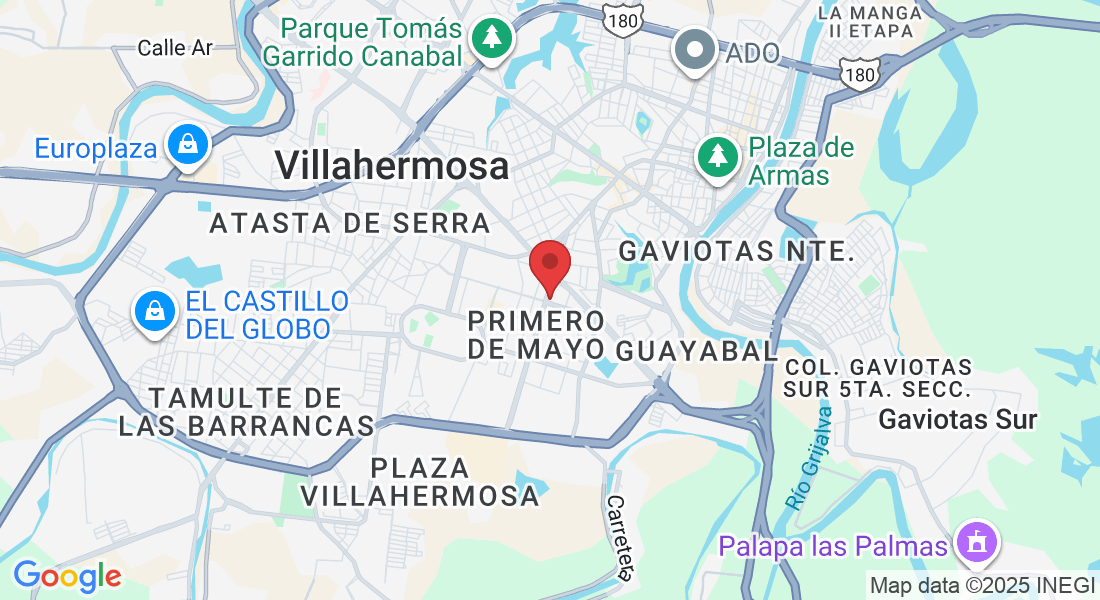 Av. Gral. Augusto César Sandino 639, Primero de Mayo, 86190 Villahermosa, Tab., México