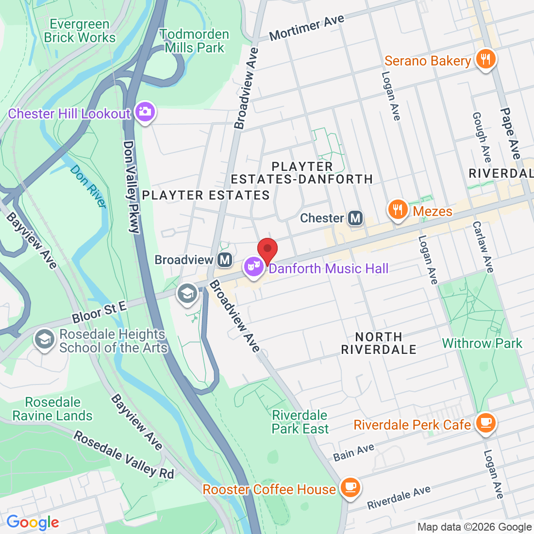 Danforth Ave & Ellerbeck St, Toronto, ON M4K 3P5, Canada