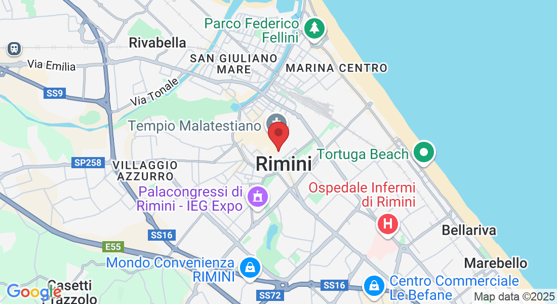 Via Maurizio Bufalini, 10, 47921 Rimini RN, Italia