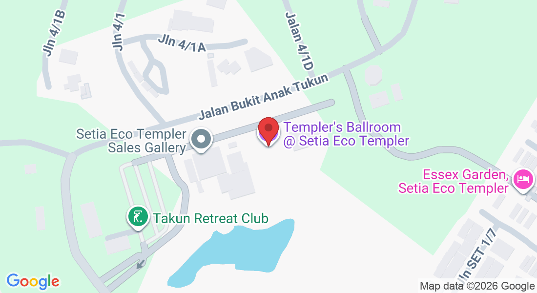 1, Jalan Bukit Anak Tukun, Persiaran Setia Eco Templer, Templer Park, 48000 Rawang, Selangor, Malaysia