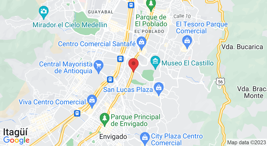 Cl. 16aa Sur #42-91, El Poblado, Envigado, Medellín, El Poblado, Medellín, Antioquia, Colombia