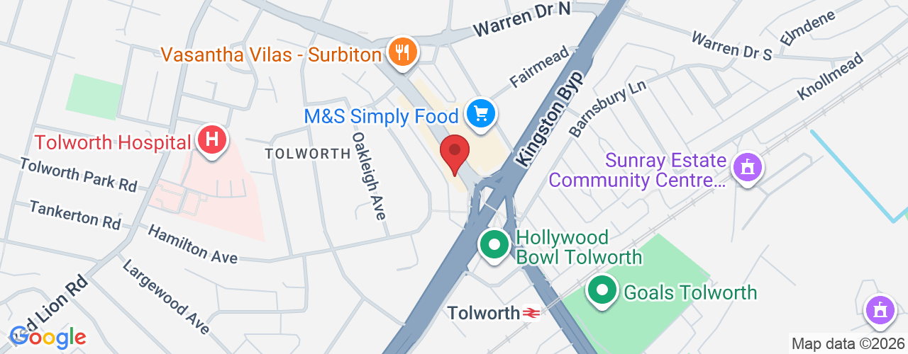 122 Tolworth Broadway, Tolworth, Surbiton KT6 7HT, UK