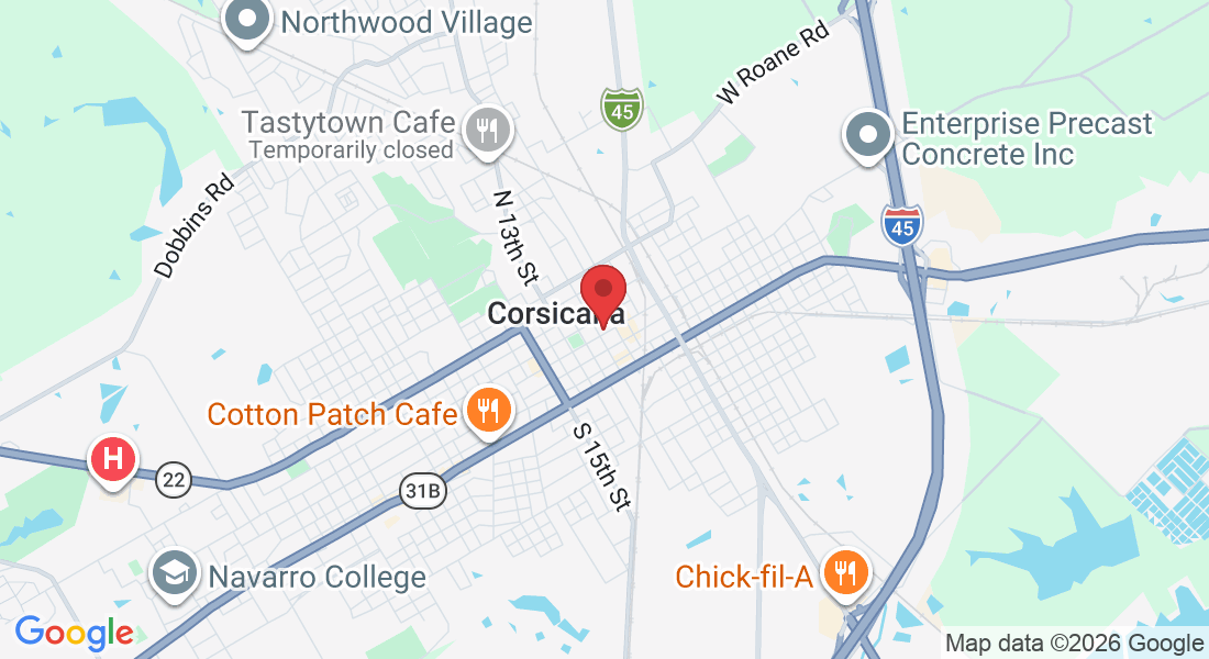 120 W 5th Ave, Corsicana, TX 75110, USA