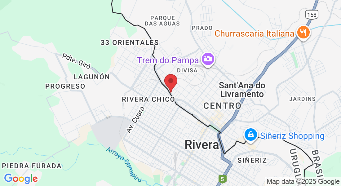 Av. Tamandaré, 750 - Centro, Sant'Ana do Livramento - RS, 97573-502, Brasil