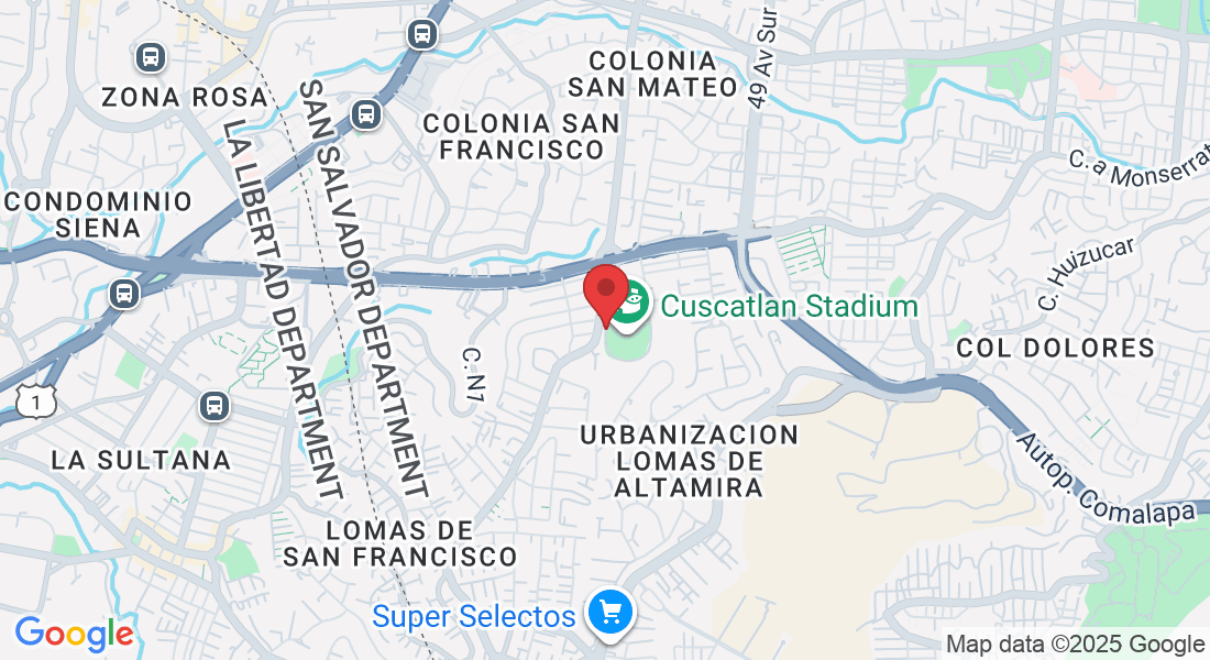 vía interna Estadio Cuscatlán, San Salvador, El Salvador