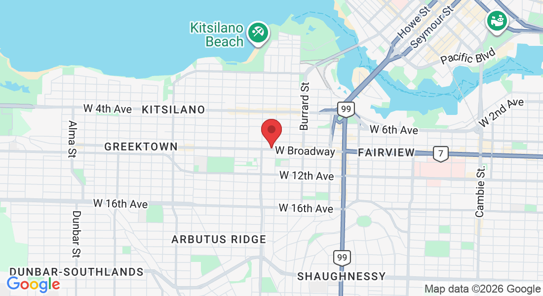 2025 W Broadway #102, Vancouver, BC V6J 1Z6, Canada