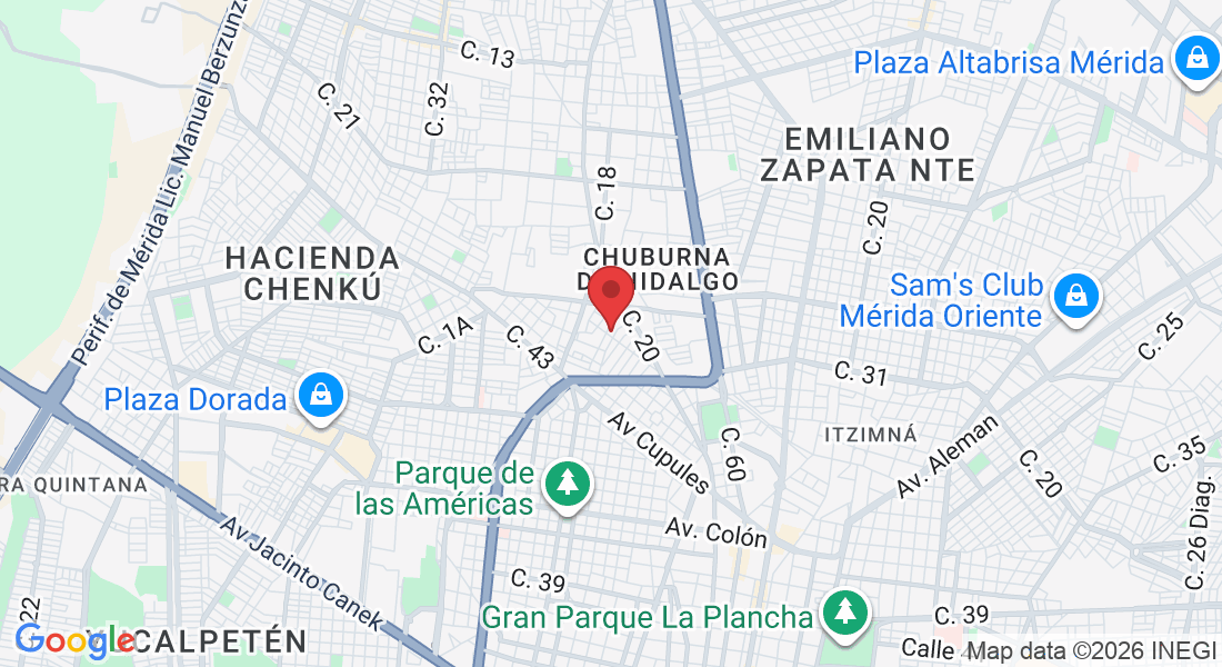 C. 14 353, Pedregales de Tanlum, 97210 Mérida, Yuc., Mexico