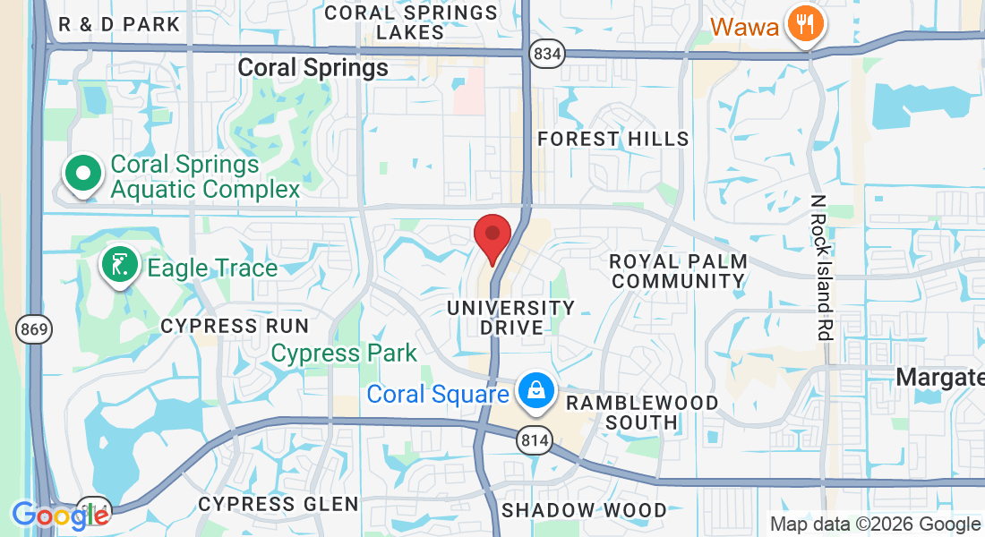 1818 N University Dr, Coral Springs, FL 33071, USA