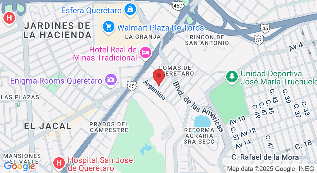 C. Ecuador 50, Lomas de Queretaro, 76190 Santiago de Querétaro, Qro., Mexico