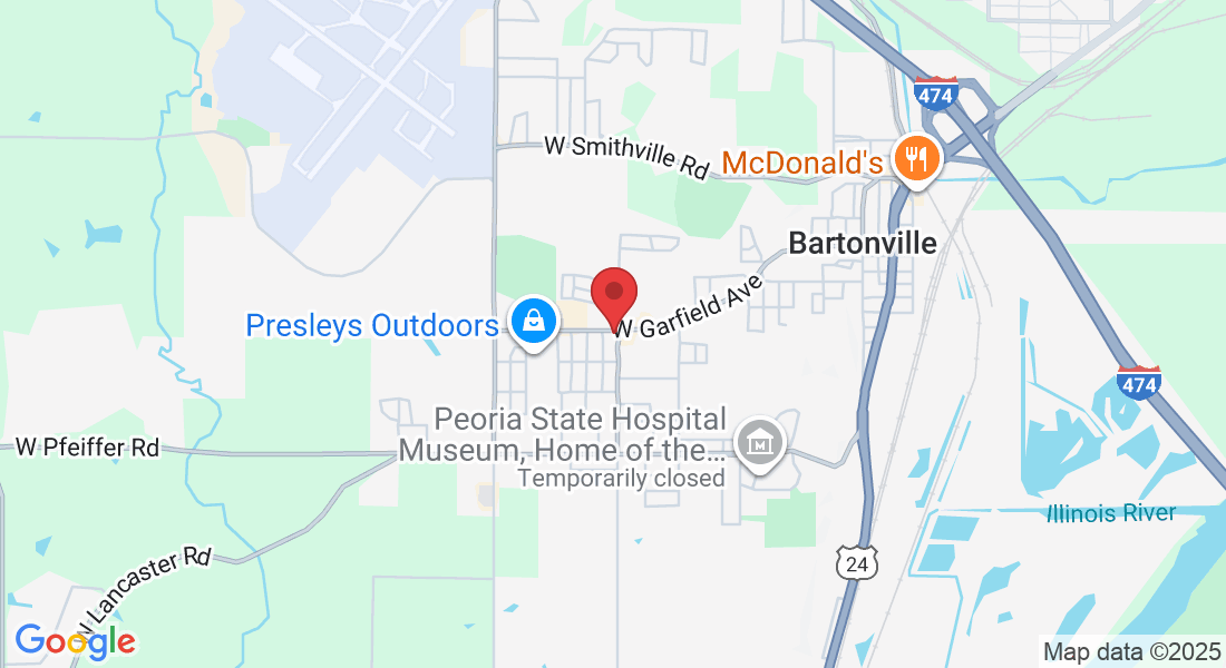 1100 W Garfield Ave, Bartonville, IL 61607, USA